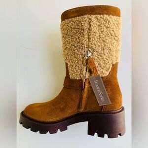 FrancoSarto L-Elle Women’s mid Shaft Lug Sole Boots